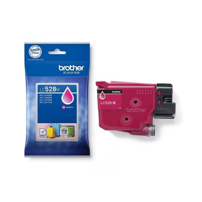 Brother LC528 Magenta Cartucho de Tinta Original - LC528M