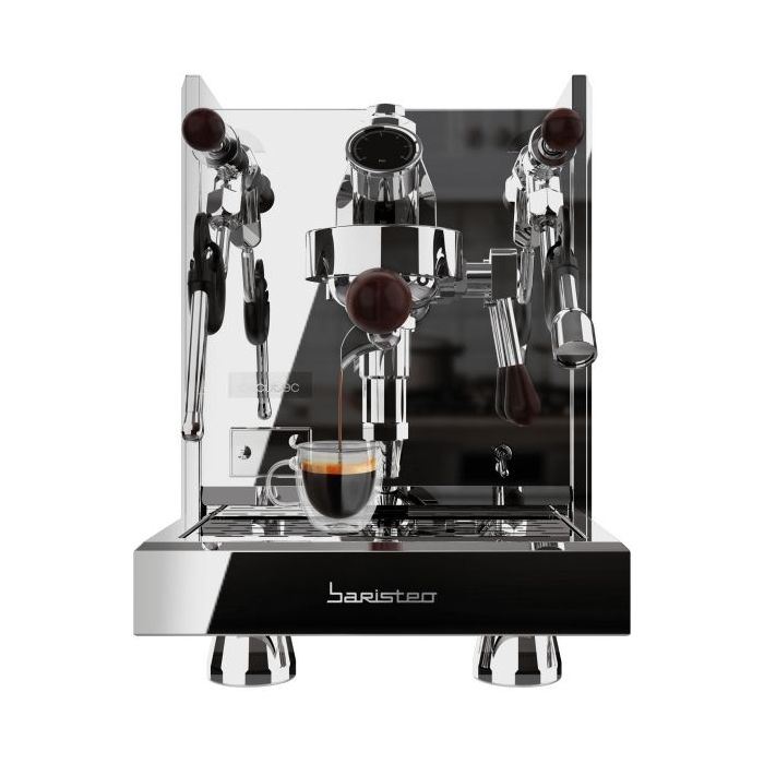 Cecotec Baristeo Iconic Cafetera Expresso Profesional - 2440W - Presion 15bar - Deposito de 1.7L - Temperatura Regulable - Calientatazas - Vaporizador - Portafiltro Profesional 58mm - Color Acero