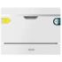Cecotec Bolero Aguazero 2500 S-BI White Glass Mini Lavavajillas - 6 Servicios - Seguro Infantil - 5 Programas - Inicio Programable - Color Blanco