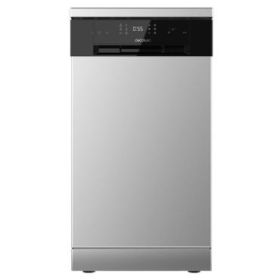 Cecotec Bolero Aguazero 4201 Inox E Lavavajillas de 45cm - 11 Cubiertos - Temperatura Regulable - 6 Programas - Bandeja para Cubiertos - Inicio Programable - Color Acero