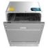 Cecotec Bolero Aguazero 6110 Full-BI Lavavajillas Integrable de 60cm - 13 Cubiertos - Temperatura Regulable - Seguro Infantil - 6 Programas - Inicio Programable - Funcion Media Carga - Color Acero