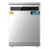 Cecotec Bolero Aguazero 6110 Inox Lavavajillas de 60cm - 13 Cubiertos - Temperatura Regulable - Seguro Infantil - 6 Programas - Inicio Programable - Funcion Media Carga - Color Blanco