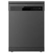 Cecotec Bolero Aguazero 6200 Dark D Lavavajillas de 60cm - 14 Cubiertos - Temperatura Regulable - Bandeja para Cubiertos - 6 Programas - Inicio Programable - Funcion Media Carga - Color Gris Oscuro