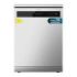 Cecotec Bolero Aguazero 6200 Inox D Lavavajillas de 60cm - 14 Cubiertos - Temperatura Regulable - Bandeja para Cubiertos - 6 Programas - Inicio Programable - Funcion Media Carga - Color Acero
