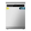 Cecotec Bolero Aguazero 6200 Inox D Lavavajillas de 60cm - 14 Cubiertos - Temperatura Regulable - Bandeja para Cubiertos - 6 Programas - Inicio Programable - Funcion Media Carga - Color Acero