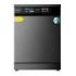 Cecotec Bolero Aguazero 6210 Dark D Lavavajillas de 60cm - 15 Cubiertos - Seguro Infantil - Pantalla XXL - 8 Programas - Inicio Programable - Funcion Media Carga - Color Gris Oscuro
