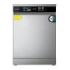 Cecotec Bolero Aguazero 6210 Inox D Lavavajillas de 60cm - 15 Cubiertos - Temperatura Regulable - Seguro Infantil - Pantalla XXL - 8 Programas - Inicio Programable - Funcion Media Carga - Color Acero