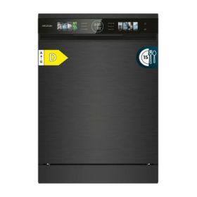 Cecotec Bolero Aguazero 6320 Dark Lavavajillas de 60cm - 15 Servicios - Modo Turbo - Pantalla XXL - 8 Programas - Inicio Programable - Color Gris Oscuro