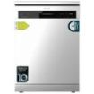Cecotec Bolero Aguazero 6500 Inox C Lavavajillas de 60cm - 15 Cubiertos - Bandeja para Cubiertos - 6 Programas - Motor Inverter - Inicio Programable - Funcion Media Carga - Color Acero