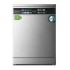 Cecotec Bolero Aguazero 6700 Inox B Lavavajillas de 60cm - 15 Cubiertos - Seguro Infantil - Pantalla XXL - 8 Programas - Motor Inverter - Inicio Programable - Funcion Media Carga - Color Acero