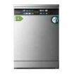 Cecotec Bolero Aguazero 6700 Inox B Lavavajillas de 60cm - 15 Cubiertos - Seguro Infantil - Pantalla XXL - 8 Programas - Motor Inverter - Inicio Programable - Funcion Media Carga - Color Acero