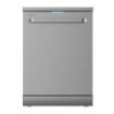 Cecotec Bolero Aguazero 6800 Stainless Steel Lavavajillas de 60cm - 14 Cubiertos - Seguro Infantil - 8 Programas - Motor Inverter - Inicio Programable - Bandeja para Cubiertos - Color Acero
