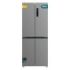 Cecotec Bolero CoolMarket 4D 394 Inox E Frigorifico Americano 4 Puertas - Capacidad 394L - Luz LED - Compresor Inverter - Modo Vacaciones - Silencioso - Frio Envolvente - Clase E - Color Gris