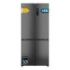 Cecotec Bolero CoolMarket 4D 456 SBI Dark E Frigorifico Americano 4 Puertas - Capacidad 456L - Silencioso 35dB - Luz LED - Pantalla LED - Compresor Inverter - Modo Vacaciones - Color Gris Oscuro