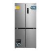 Cecotec Bolero CoolMarket 4D 474 Inox E Frigorifico Americano 4 Puertas - Capacidad 474L - Silencioso 35dB - Luz LED - Compresor Inverter - Total Nofrost - Frio Envolvente - 83.3x177.5cm - Color Acero