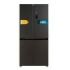 Cecotec Bolero CoolMarket 4D 490 Dark E Frigorifico Americano 4 Puertas - Capacidad 490L - Total Nofrost - Congelacion Ultrarapida - Frio Envolvente - Clase E - 183x91cm - Color Negro