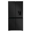 Cecotec Bolero CoolMarket 4D 564 Dark E Frigorifico Americano 4 Puertas - 564L - Total Nofrost - Dispensador de Agua - Congelacion Ultrarapida - Frio Envolvente - Clase E - 183x91cm - Color Negro