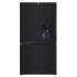 Cecotec Bolero CoolMarket 4D 564 Glass E Frigorifico Americano 4 Puertas - 564L - Total Nofrost - Dispensador de Agua - Congelacion Ultrarapida - Frio Envolvente - Clase E - 183x91cm - Color Negro