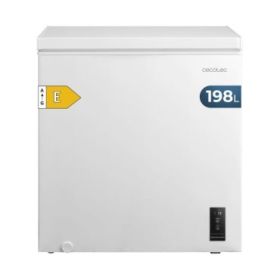 Cecotec Bolero CoolMarket Chest 198P White E Congelador Horizontal Convertible - Capacidad 198L - Temperatura Regulable - Cesta con Asas - Alarma de Puerta Abierta - Color Blanco