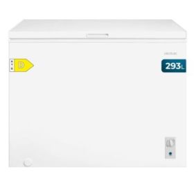 Cecotec Bolero CoolMarket Chest 293M White D Congelador Horizontal Convertible - Capacidad 293L - Cesta con Asas - Temperatura Regulable - Control Mecanico - Color Blanco
