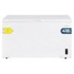 Cecotec Bolero CoolMarket Chest 418P White E Congelador Horizontal Convertible - Capacidad 418L - Temperatura Regulable - Doble Cesta - Alarma de Puerta Abierta - Ruedas Integradas - Color Blanco
