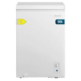 Cecotec Bolero CoolMarket Chest 99M White D Mini Congelador Horizontal Convertible - Capacidad 99L - Cesta con Asas - Silencioso 38dB - Temperatura Regulable - Alarma de Puerta Abierta - Color Blanco