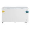 Cecotec Bolero CoolMarket Chest Duo 508M White E Congelador Horizontal Convertible - Capacidad 508L - Temperatura Regulable - Doble Cesta - Ruedas Integradas - Control Mecanico - Color Blanco