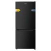 Cecotec Bolero CoolMarket Combi 117 DF Black E Frigorifico Combi - 117L - Luz LED - Defrost - Congelacion Ultrarapida - Display Interior - Puerta Reversible - Clase E - 47x49x114cm - Color Negro
