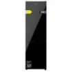 Cecotec Bolero CoolMarket Combi 250 Black Glass D Frigorifico Combi - 250L - Compresor Inverter - Puerta de Cristal - Frio Envolvente - Cajon Humedad Regulable - Clase E - 54x57.6x180cm - Color Negro