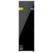 Cecotec Bolero CoolMarket Combi 250 Black Glass E Frigorifico Combi - Capacidad 250L - Puerta de Cristal - Frio Envolvente - Cajon Humedad Regulable - Clase E - 54x57.6x180cm - Color Negro