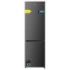 Cecotec Bolero CoolMarket Combi 250 Dark D Frigorifico Combi - Capacidad 250L - Compresor Inverter - Frio Envolvente - Cajon Humedad Regulable - Clase E - 54x57.6x180cm - Color Gris Oscuro