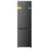 Cecotec Bolero CoolMarket Combi 250 Dark E Frigorifico Combi - Capacidad 250L - Temperatura Regulable - Frio Envolvente - Cajon Humedad Regulable - Clase E - 54x57.6x180cm - Color Acero