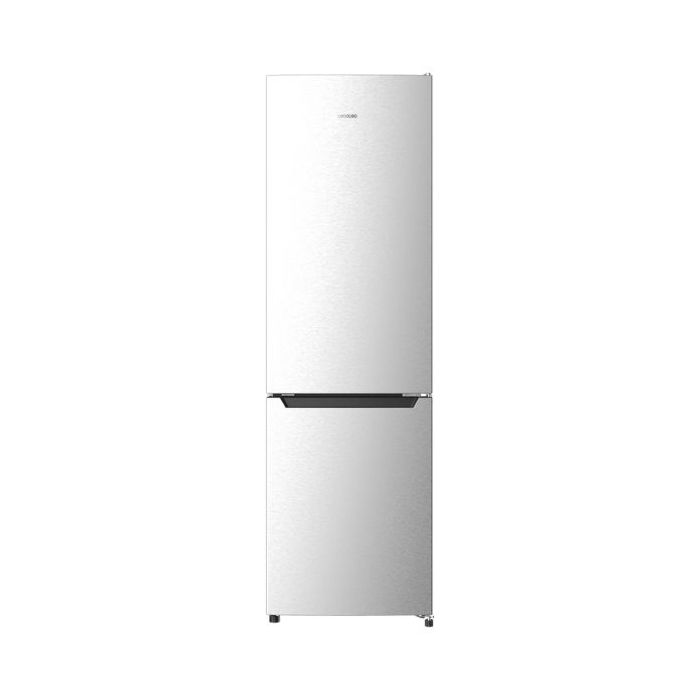 Cecotec Bolero CoolMarket Combi 250 Inox E Frigorifico Combi - Capacidad 250L - Temperatura Regulable - Frio Envolvente - Cajon Humedad Regulable - Clase E - 181x55cm - Color Acero