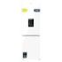 Cecotec Bolero CoolMarket Combi 250 WD White Glass D Frigorifico Combi - 250L - Compresor Inverter - Dispensador de Agua - Frio Envolvente - Cajon Humedad Regulable - 54x57.6x180cm - Color Blanco