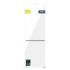 Cecotec Bolero CoolMarket Combi 250 White Glass D Frigorifico Combi - Capacidad 250L - Compresor Inverter - Frio Envolvente - Cajon Humedad Regulable - Clase E - 54x57.6x180cm - Color Blanco
