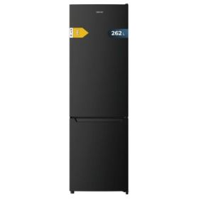 Cecotec Bolero CoolMarket Combi 262 Black E Frigorifico Combi - Capacidad 262L - Luz LED - Temperatura Regulable - Funcionamiento Ciclico - Clase E - 54.5x59x170cm - Color Negro
