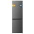 Cecotec Bolero CoolMarket Combi 296 DF Dark Frigorifico Combi - Capacidad 296L - Luz LED - Defrost - Congelacion Ultrarapida - Cajon para Frutas y Verduras - 185x60x60cm - Color Gris Oscuro