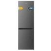 Cecotec Bolero CoolMarket Combi 296 DF Dark Frigorifico Combi - Capacidad 296L - Luz LED - Defrost - Congelacion Ultrarapida - Cajon para Frutas y Verduras - 185x60x60cm - Color Gris Oscuro