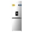 Cecotec Bolero CoolMarket Combi 296 DF WD Inox Frigorifico Combi - Capacidad 296L - Luz LED - Defrost - Dispensador de Agua - Congelacion Ultrarapida - 185x60x60cm - Color Blanco