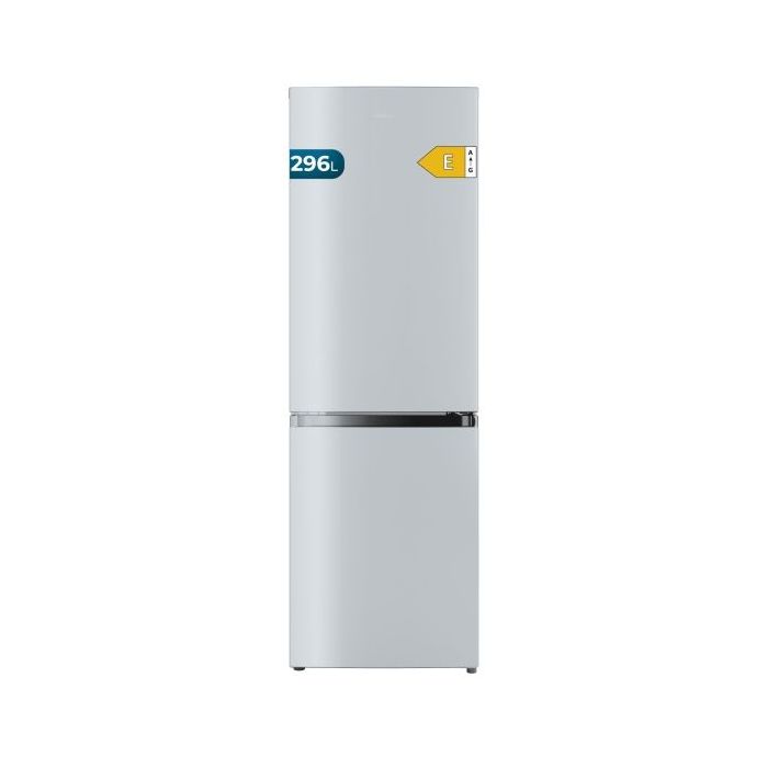 Cecotec Bolero CoolMarket Combi 296 DF White Frigorifico Combi - Capacidad 296L - Luz LED - Defrost - Congelacion Ultrarapida - Cajon para Frutas y Verduras - 185x60x60cm - Color Blanco