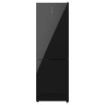 Cecotec Bolero CoolMarket Combi 322 Black Cristal E Frigorifico Combi - Capacidad 322L - Modo Vacaciones - Puerta de Cristal - Frio Envolvente - Cajon Humedad Regulable - Clase E - 185x60cm - Color Negro