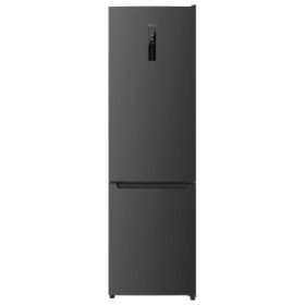 Cecotec Bolero CoolMarket Combi 322 Dark D Frigorifico Combi - Capacidad 322L - Modo Vacaciones - Cajon para Carne y Pesado - Cajon Humedad Regulable - Clase D - 185x60cm - Color Gris Oscuro