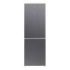 Cecotec Bolero CoolMarket Combi 322 Glass Grey D Frigorifico Combi - 322L - Modo Vacaciones - Cajon para Carne y Pesado - Frio Envolvente - Cajon Humedad Regulable - Clase D - 185x60cm - Color Gris