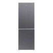 Cecotec Bolero CoolMarket Combi 322 Glass Grey D Frigorifico Combi - 322L - Modo Vacaciones - Cajon para Carne y Pesado - Frio Envolvente - Cajon Humedad Regulable - Clase D - 185x60cm - Color Gris