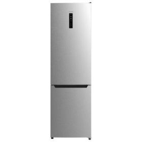Cecotec Bolero CoolMarket Combi 322 Inox D Frigorifico Combi - Capacidad 322L - Modo Vacaciones - Cajon para Carne y Pesado - Cajon Humedad Regulable - Clase D - 185x60cm - Color Acero