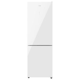 Cecotec Bolero CoolMarket Combi 322 White Cristal E Frigorifico Combi - Capacidad 322L - Temperatura Regulable - Congelacion Ultrarapida - Frio Envolvente - Clase E - 185x60cm - Color Blanco
