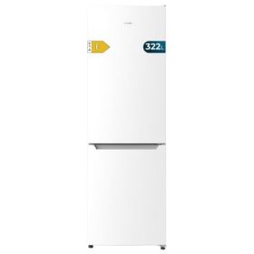 Cecotec Bolero CoolMarket Combi 322 White E Frigorifico Combi - Capacidad 322L - Temperatura Regulable - Cajon para Carne y Pesado - Cajon Humedad Regulable - Clase E - 60x185cm - Color Blanco