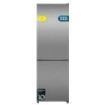 Cecotec Bolero CoolMarket Combi 322i Inox D Frigorifico Combi - Capacidad 322L - Luz LED - Temperatura Regulable - Acero Inoxidable - Total Nofrost - Frio Envolvente - 59.5x185.5cm - Color Acero