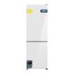 Cecotec Bolero CoolMarket Combi 322i White Glass D Frigorifico Combi - Luz LED - Temperatura Regulable - Acero Inoxidable - Total Nofrost - Frio Envolvente - Clase D - 59.5x185.5cm - Color Blanco