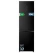 Cecotec Bolero CoolMarket Combi 336 Dark a Frigorifico Combi - Capacidad 336L - Silencioso 35dB - Compresor Inverter - Silencioso - Frio Envolvente - Clase A - 59.5×57.9×201.72cm - Color Negro